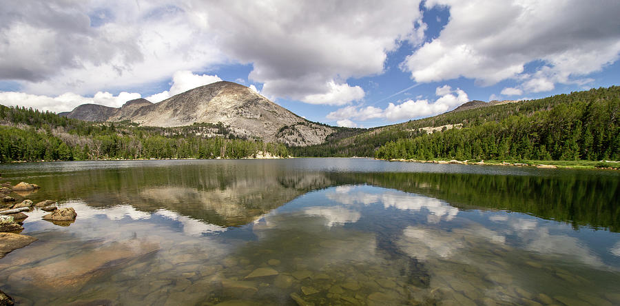 Upper Silas Lake Photograph by Angie Schutt
