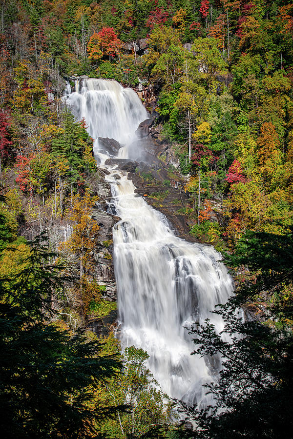 Upper Whitewater Falls Photograph by Robert J Wagner - Pixels
