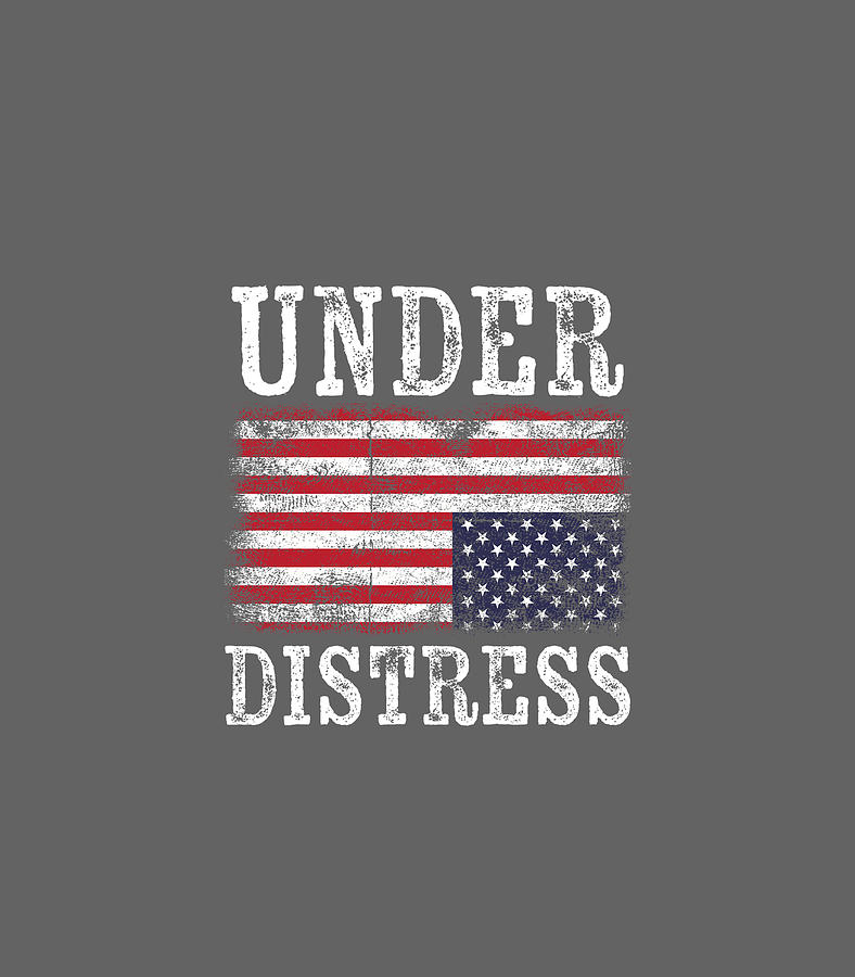 Upside Down American Flag Under Distress United States USA Digital Art ...