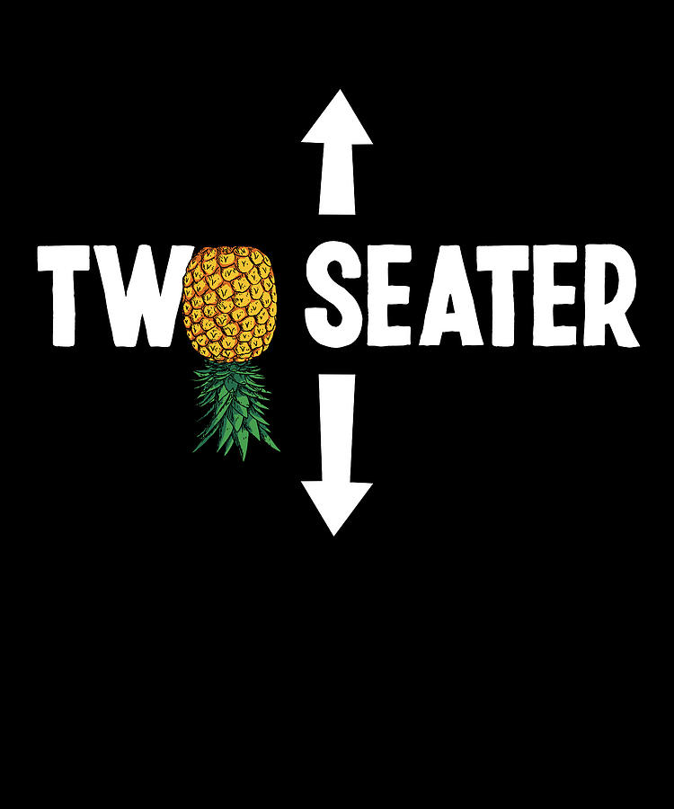 Upside Down Pineapple Swinger Two Seater Digital Art By P A Pixels 8046