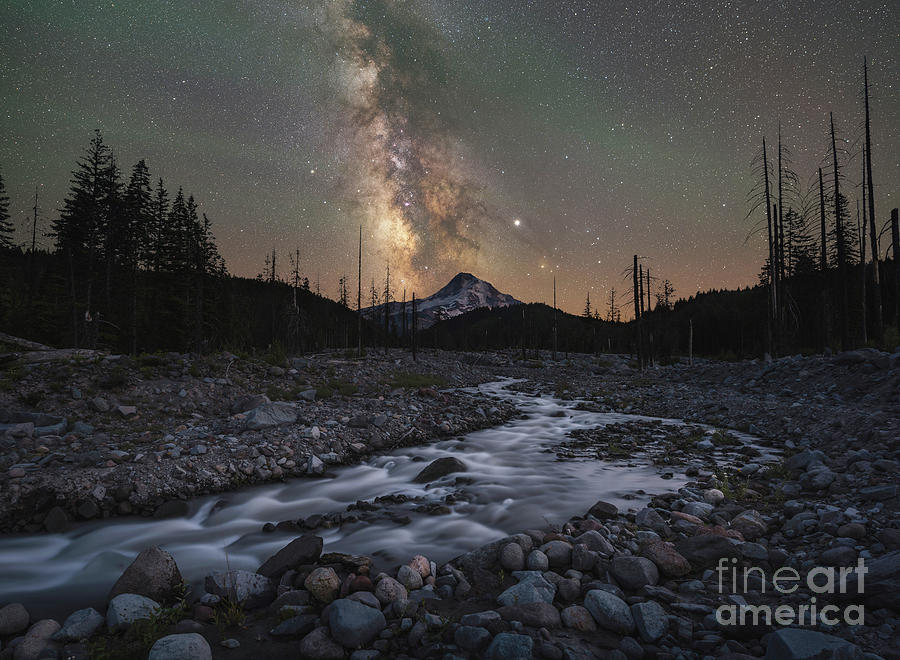 Upstream Stars Photograph by Michael Ver Sprill