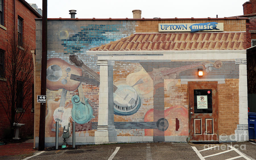 Uptown Music Mural in Westerville Ohio 1142 Photograph by Jack Schultz