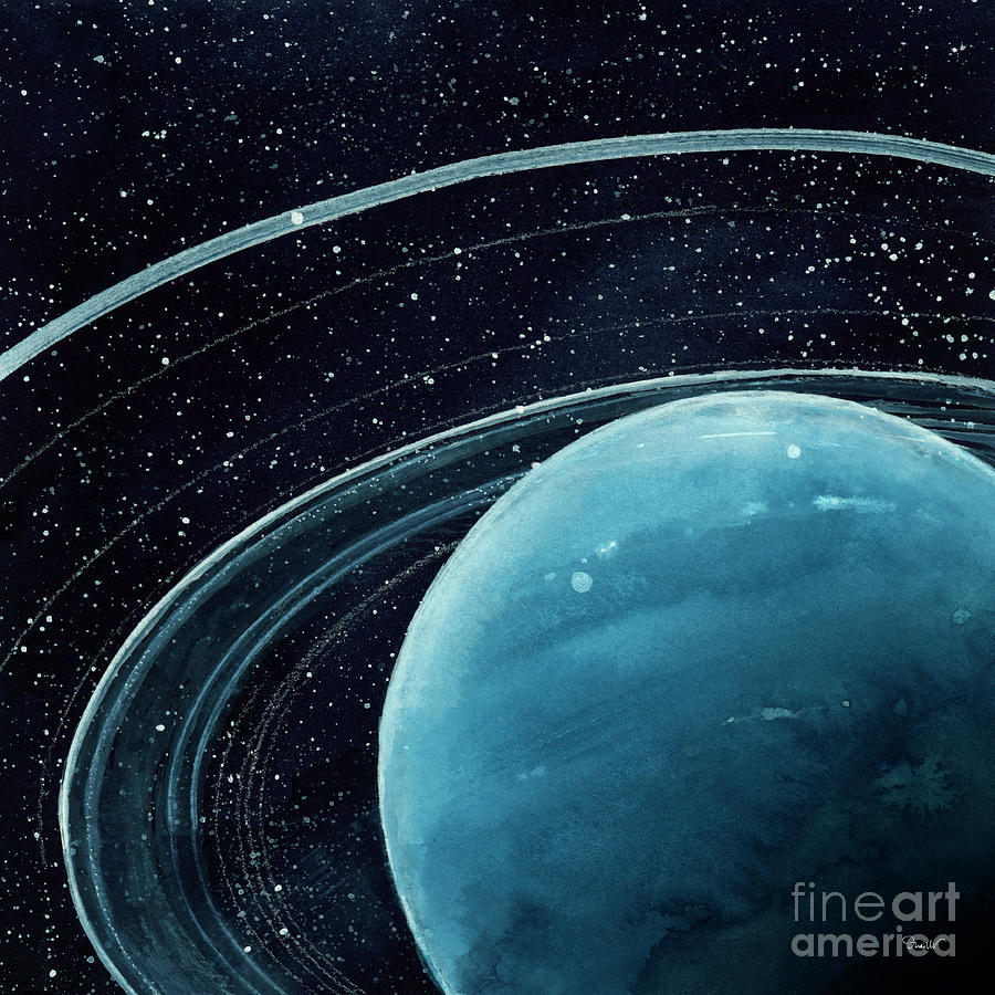 Uranus - 04 Painting by Pierre Vuaillet | Fine Art America