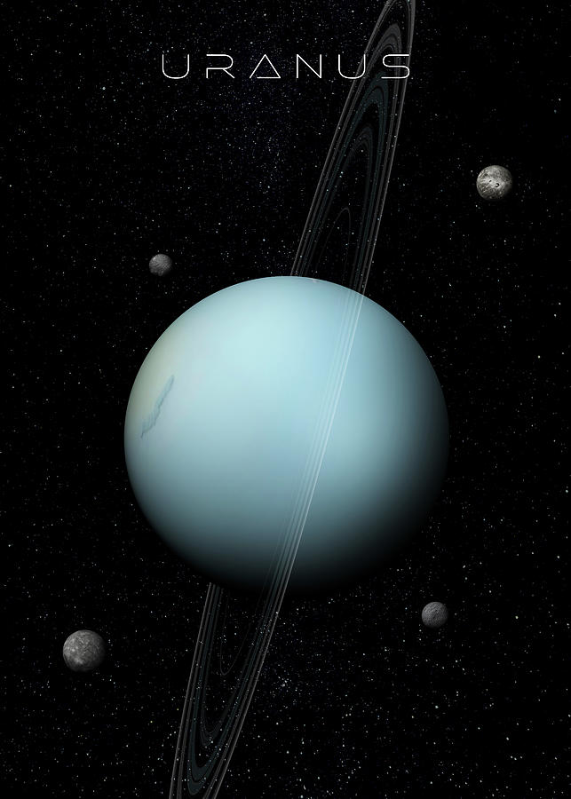 Uranus Mixed Media by My Digital Mind