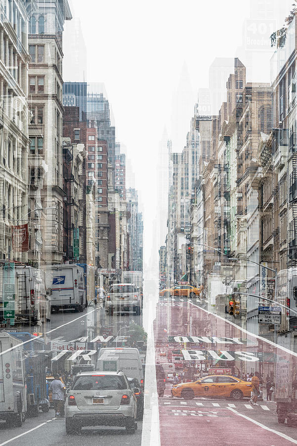 Urban Abstraction - Lane Photograph by Philippe HUGONNARD