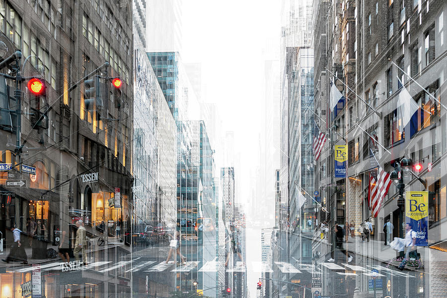 Urban Abstraction - Madison Avenue Photograph by Philippe HUGONNARD