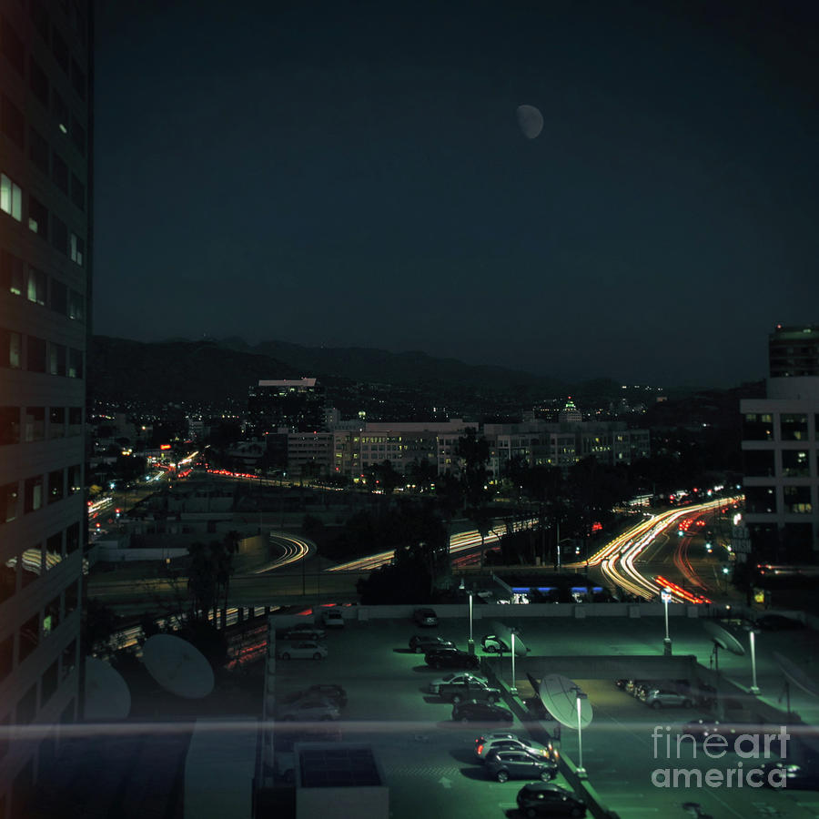 Mountain Photograph - Urban Arteries at Night by Justin J Kilmer