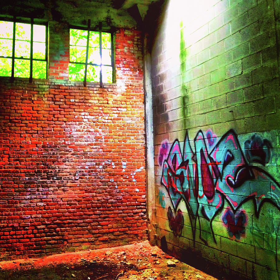Urban Decay Graffiti Windows Photograph by Patrick Malon