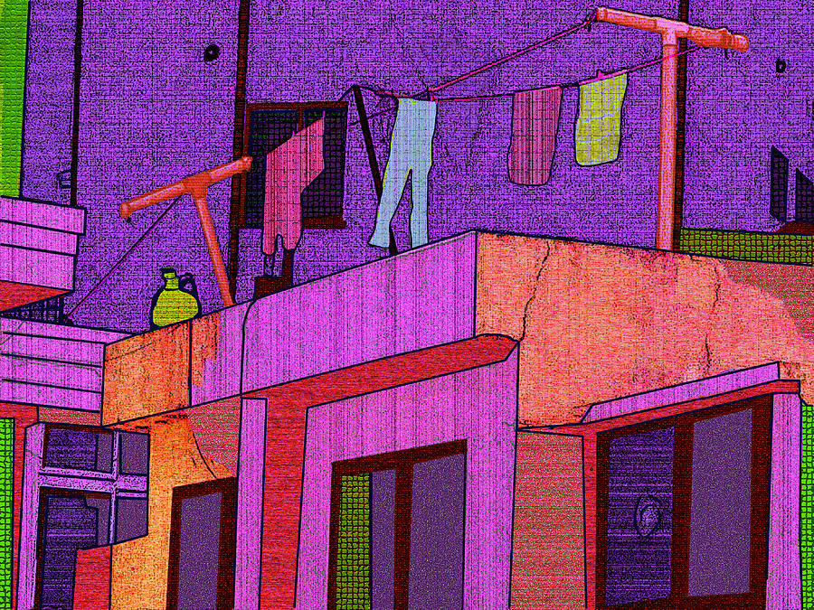 Urban Laundry 2 Digital Art by Rod Whyte