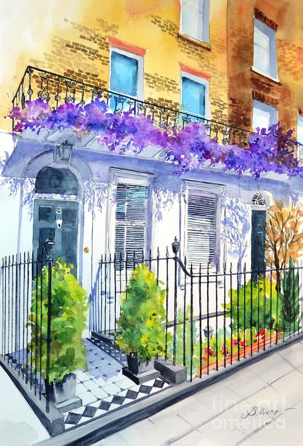 Urban London, UK Painting by Betty M M Wong