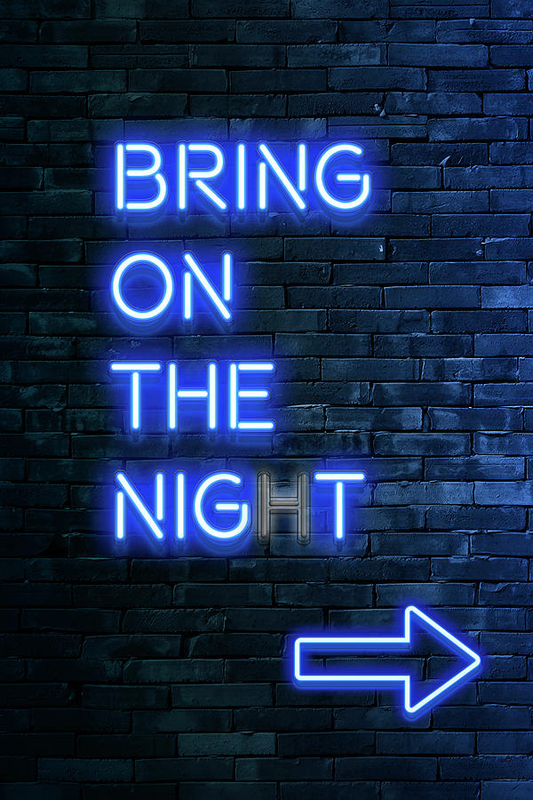 Urban Neon - Bring on the Night Digital Art by Philippe HUGONNARD