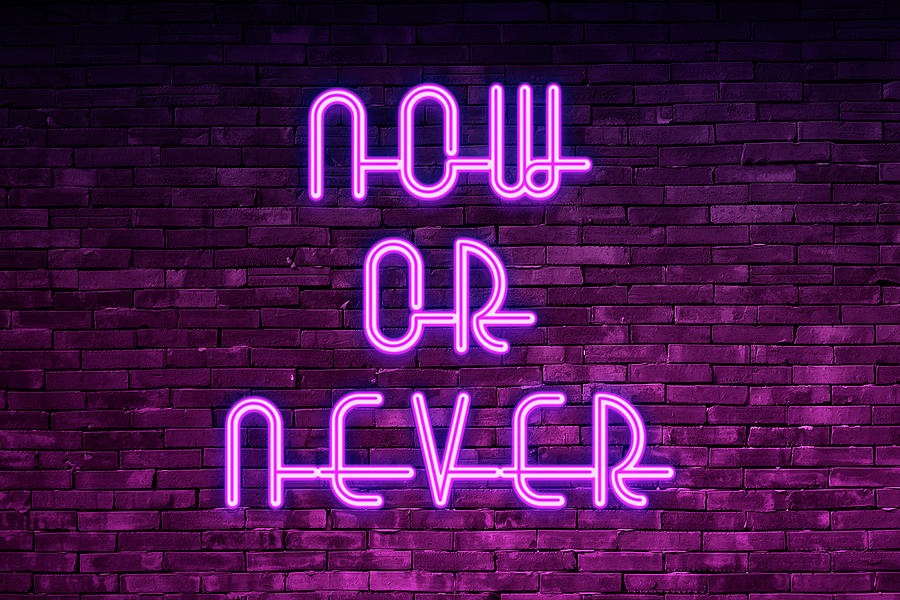 Urban Neon - Now or Never Digital Art by Philippe HUGONNARD