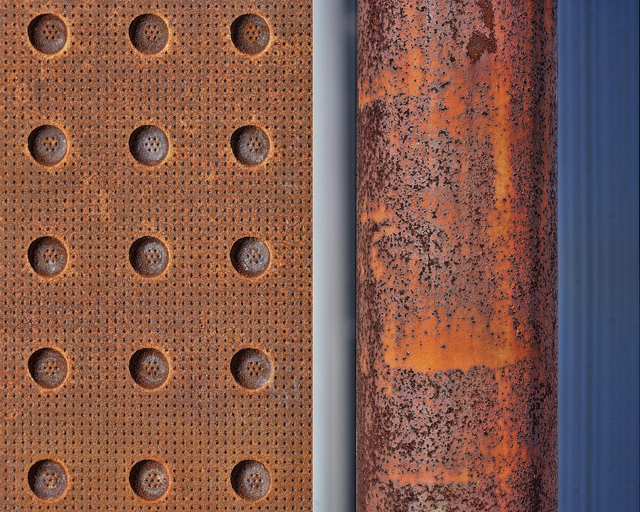 Urban Rust - Horizontal Abstract Photograph by Nikolyn McDonald