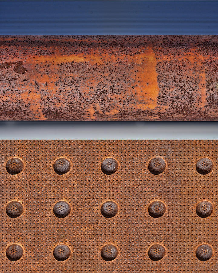 Urban Rust - Vertical Abstract Photograph by Nikolyn McDonald