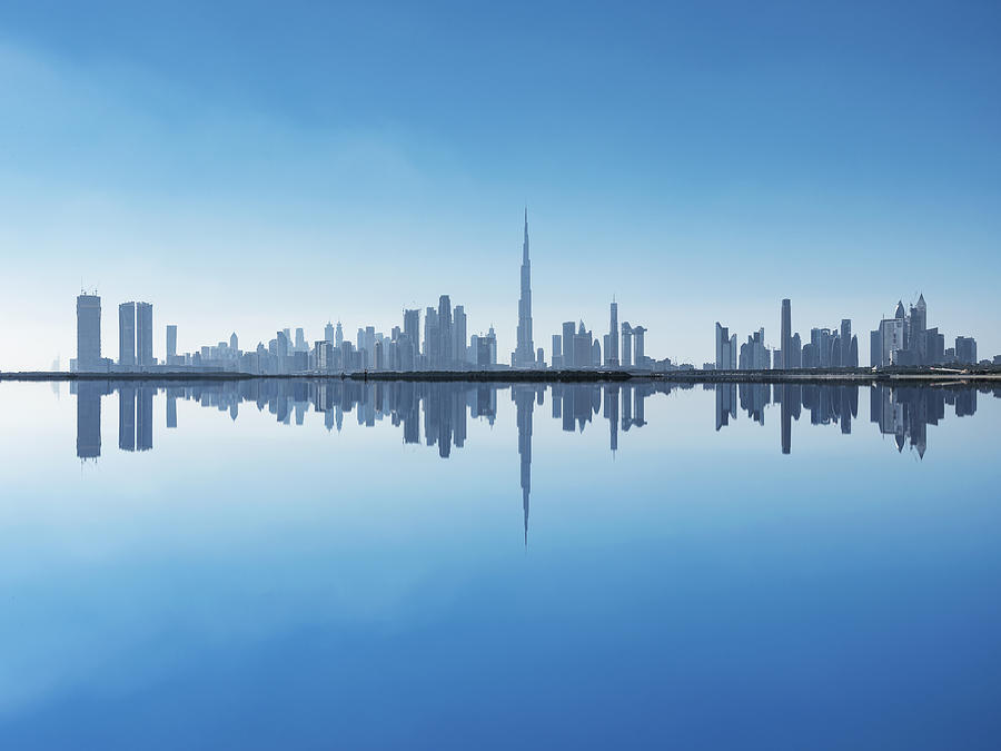 Urban skyline in Dubai Photograph by Owngarden