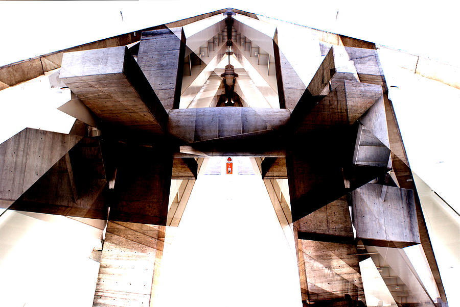 Abstract Photograph - Urban temples 1 by Oscar Vago Abstract Photograph - Urban temples 1 by Oscar Vago