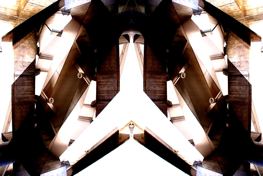 Abstract Photograph - Urban temples 2 by Oscar Vago Abstract Photograph - Urban temples 2 by Oscar Vago