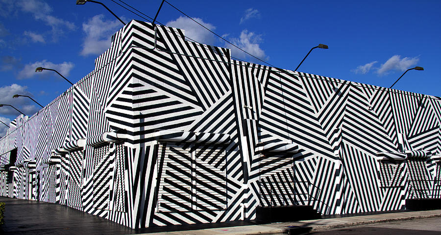Urban Wall Mural - Wynwood Walls Miami, Florida Photograph by Richard Krebs