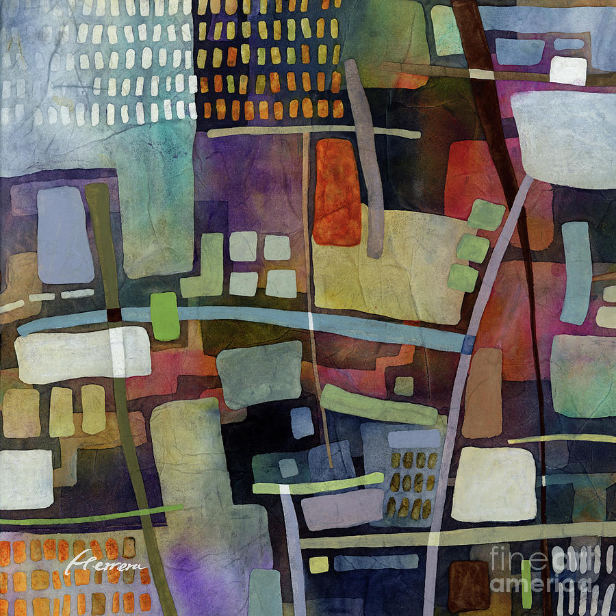 Urbanscape - Aerial View Painting