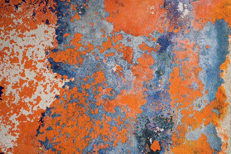 Urbex Abstracts - Perfectly Imperfect Patterns of Peeling Paint  Photograph by Georgia Mizuleva