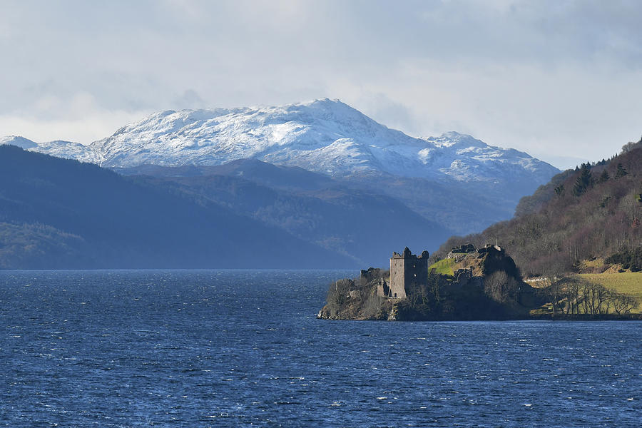 Urquhart Castle in Winter Photograph by Veli Bariskan