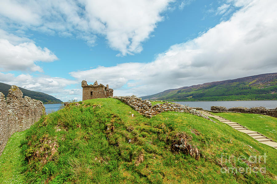 Urquhart Loch Ness Castle Photograph by Benny Marty