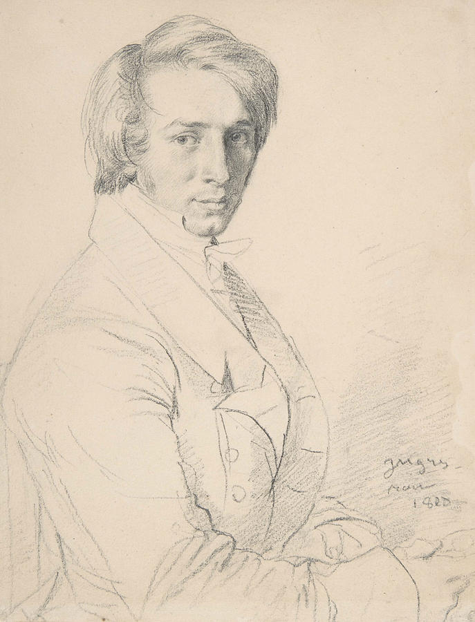 Ursin-Jules Vatinelle Drawing by Jean-Auguste-Dominique Ingres