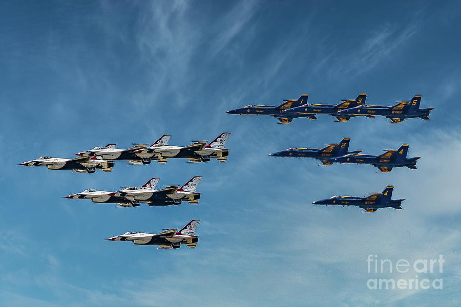 Air Demo Teams Photograph by Nick Zelinsky Jr