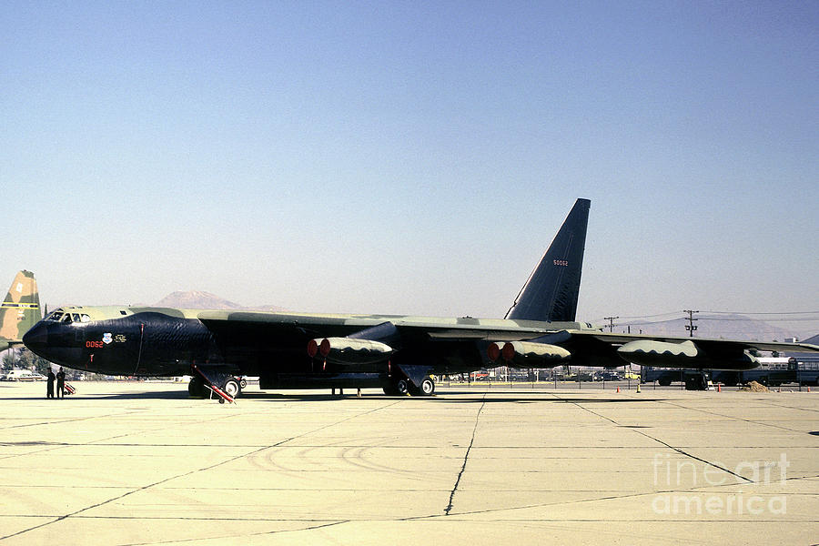 US Air Force 22nd Bomb Wing Boeing B-52D Stratofortress 55-0062 In 1978 ...