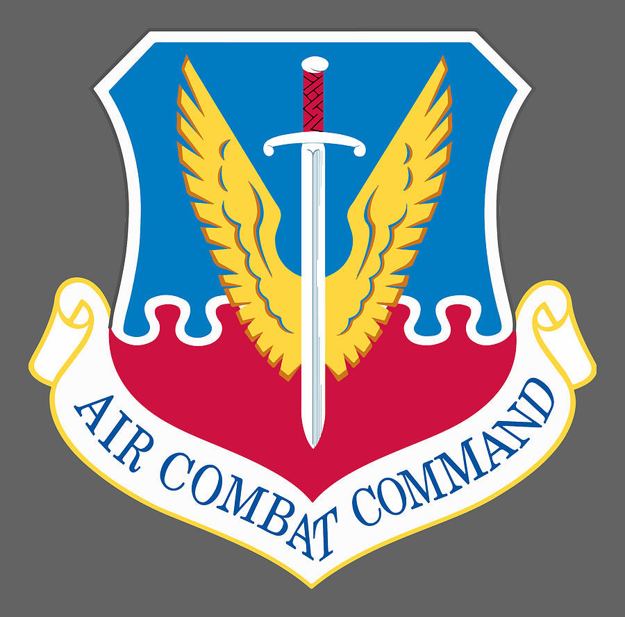 U.S. Air Force Air Combat Command Insignia Photograph by Keith Webber ...