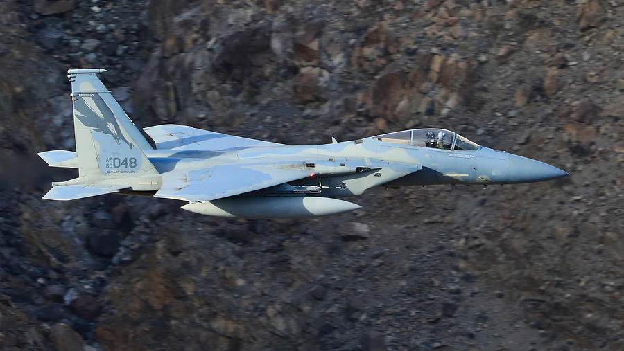 U.S. Air Force F-15C Eagle flies through Star Wars Canyon Photograph by ...