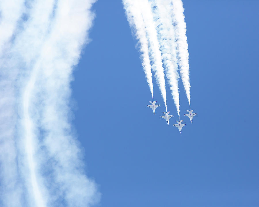 U.S. Air Force Thunderbirds Spectacle Photograph by Dale Kincaid