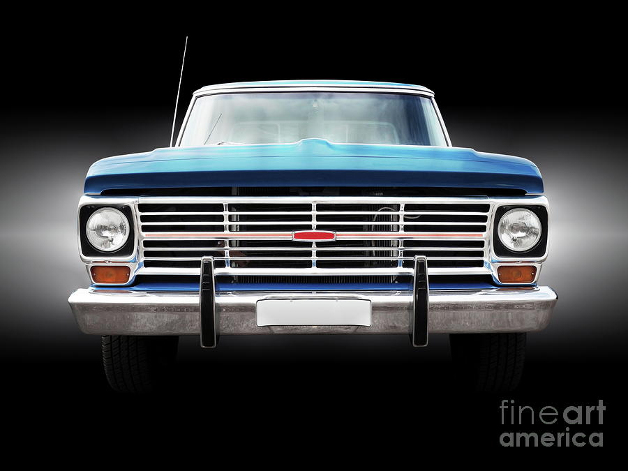 Vintage Photograph - US American classic car 1969 F100 Ranger by Beate Gube