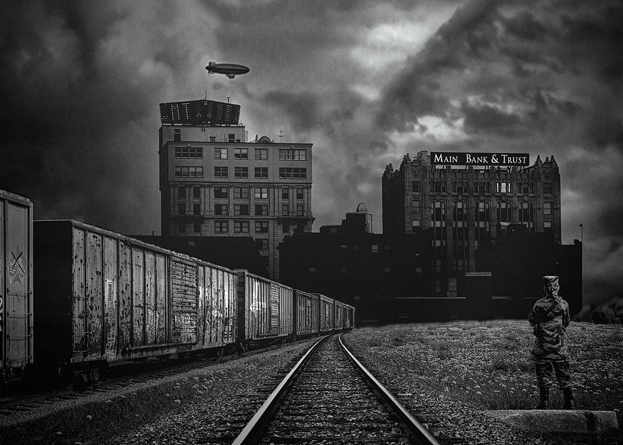 Train Photograph - Us And Them by Bob Orsillo