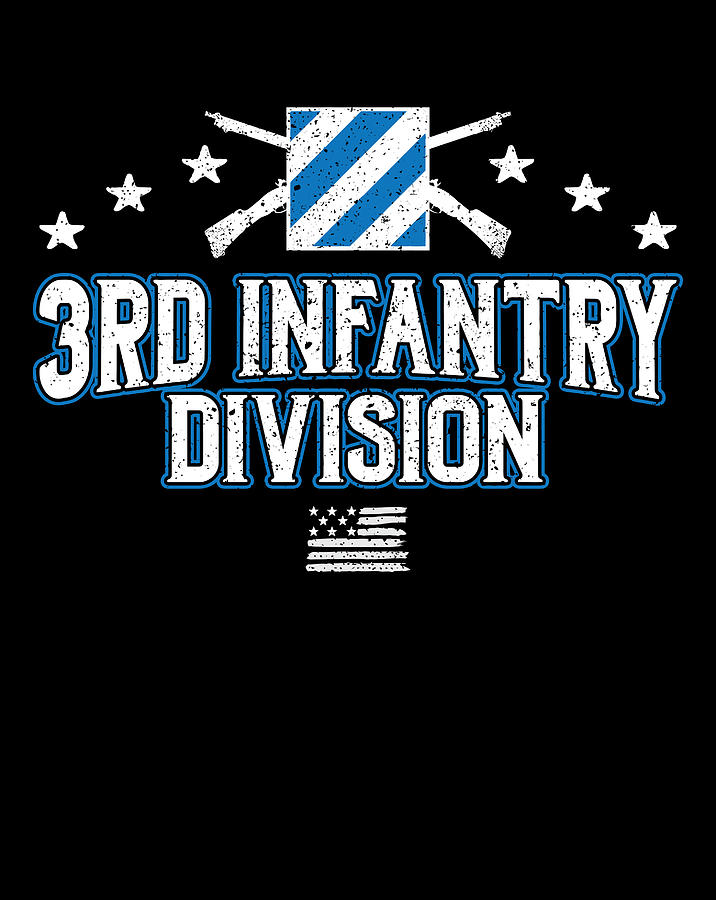 Us Army 3Rd Infantry Division Patch Mens Back Design Gift Items Digital ...