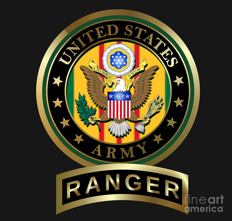 US Army Ranger Vietnam Digital Art by Bill Richards