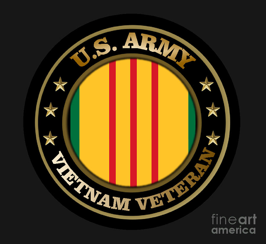 US Army Vietnam Veteran Digital Art by Bill Richards