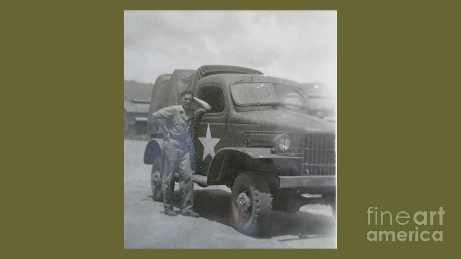 Us Army Wwii 1940 Truck Photograph