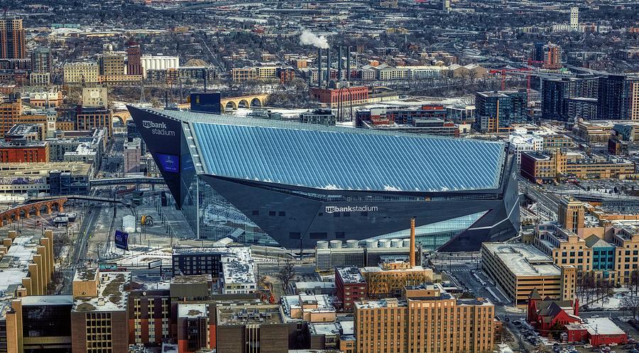 US Bank Stadium - Home of the Minnesota Vikings Photograph by Mountain  Dreams - Pixels