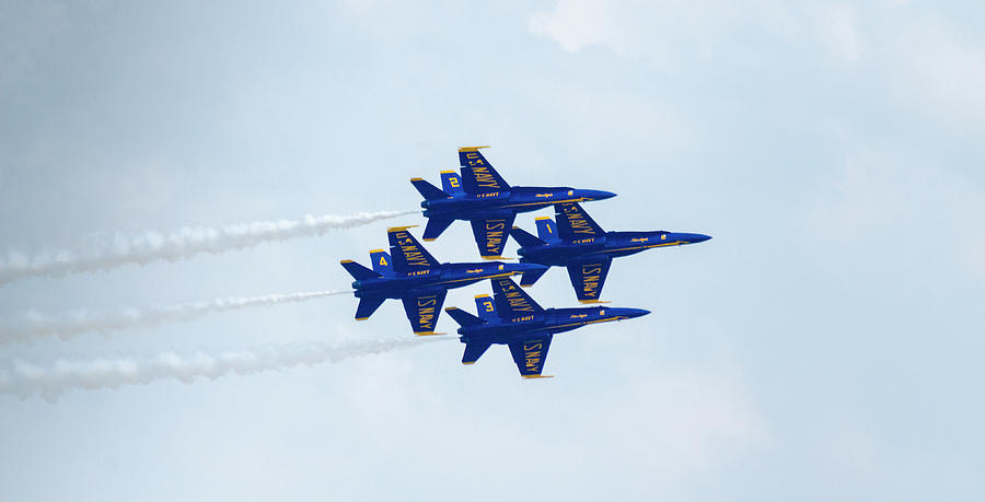 US Blue Angels delights  Photograph by Carolyn Hall