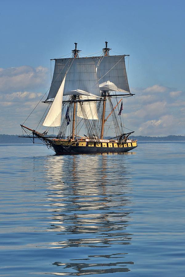 U.S. Brig Niagara Reflections Photograph by Roxanne Distad - Fine Art ...