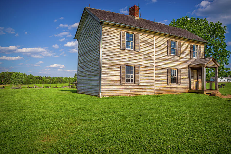 US Civil War Bull Run Historic House Photograph by Scott McGuire