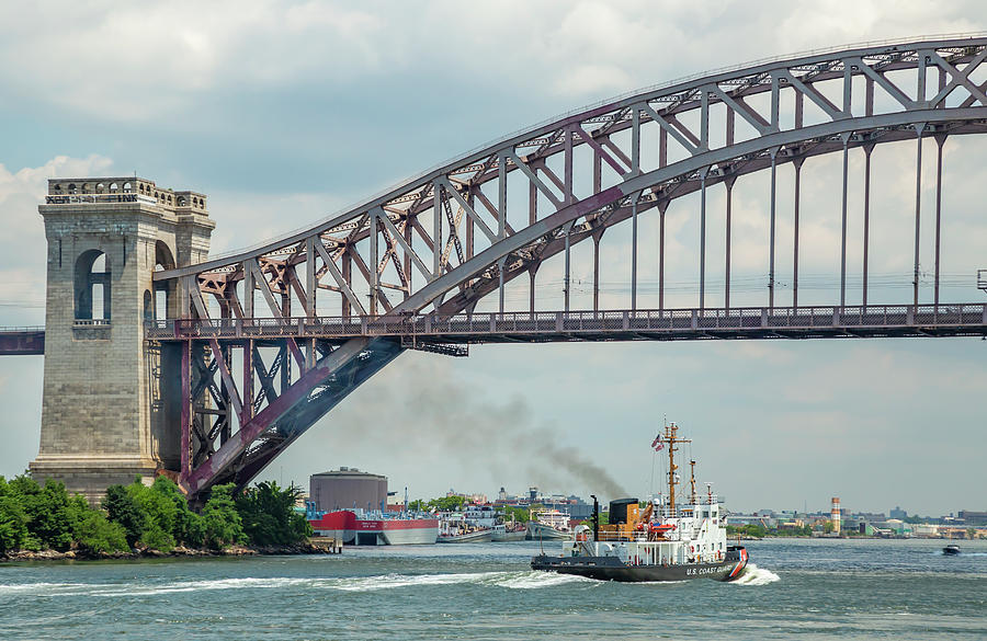 U.S. Coast Guard and Hell Gate Photograph by Cate Franklyn