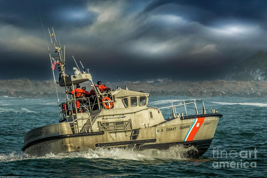 US Coast Guard Surf Boat Photograph by Mitch Shindelbower