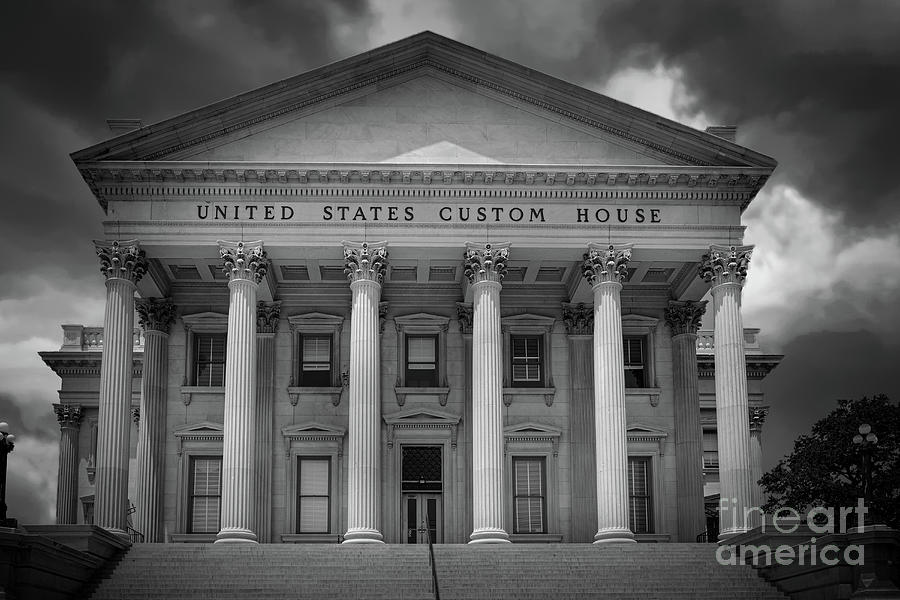 US Custom House Charleston South Carolina - Circa 1852 Photograph by Dale Powell