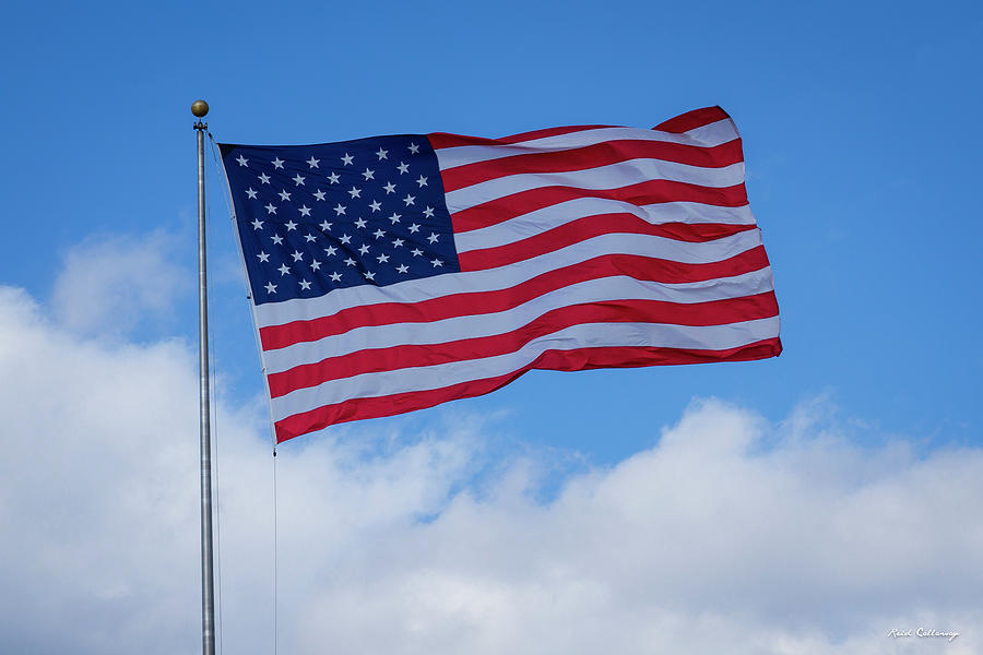 U.S. Flag American Flag Freedoms Last Stand Art Photograph by Reid Callaway