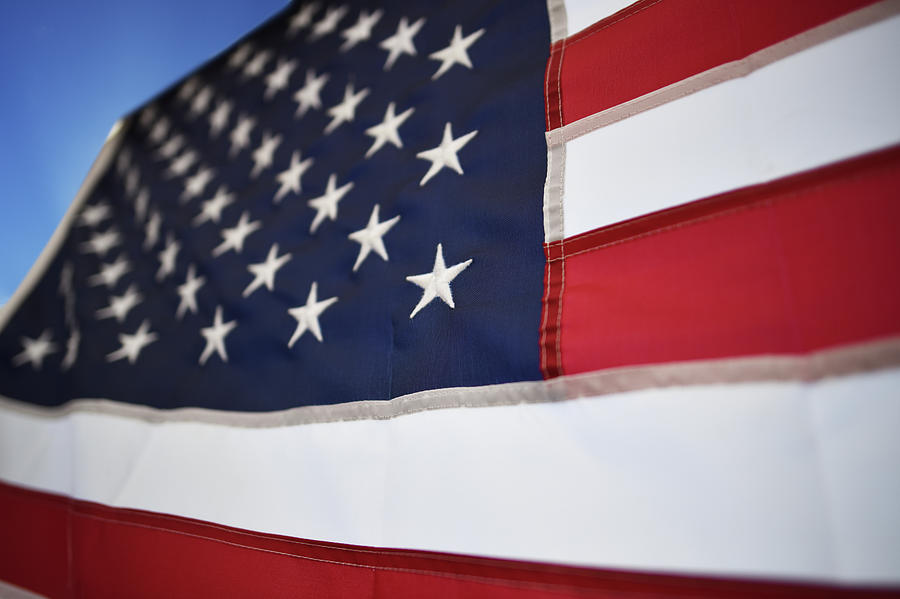 American Flag Photograph by Laura Fasulo