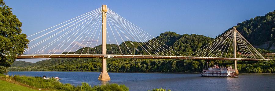 US Grant Bridge Panoramic Photograph by Kevin Craft