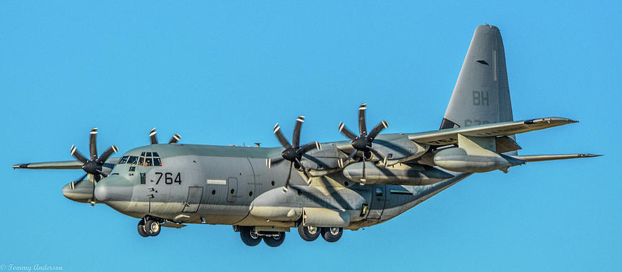 US Marine Corps C-130 Photograph by Tommy Anderson