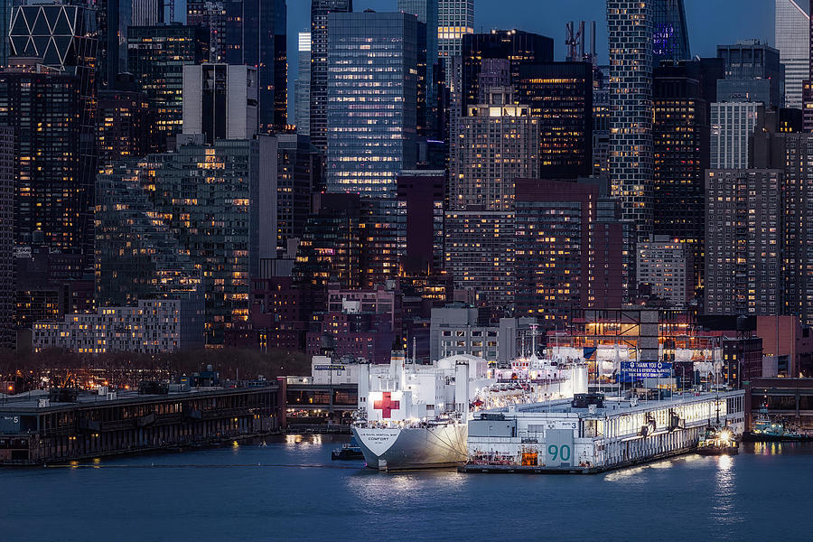 US Naval Hospital Ship Comfort Photograph by Susan Candelario
